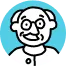 Älterer Mann Avatar Icon