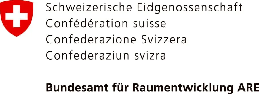 Bundesamt für Raumentwicklung Logo rot schwarz weiss