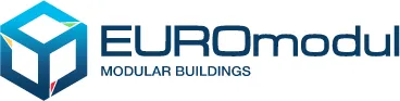 Logo Euromodul würfel Modular Buildings