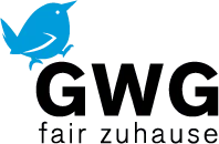 GWG Logo mit blauem Vogel