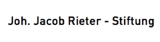 Logo Joh Jacob Rieter Stiftung schwarz weiss Hintergrund
