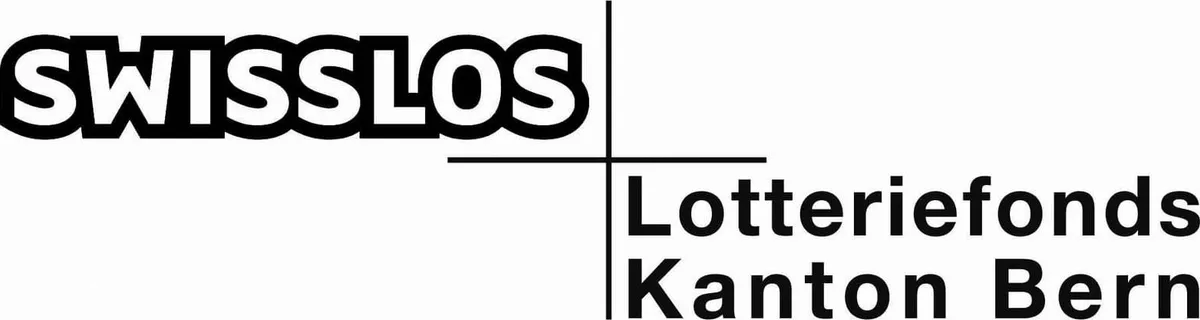 Logo Swisslos Lotteriefonds des Kanton Bern schwarz